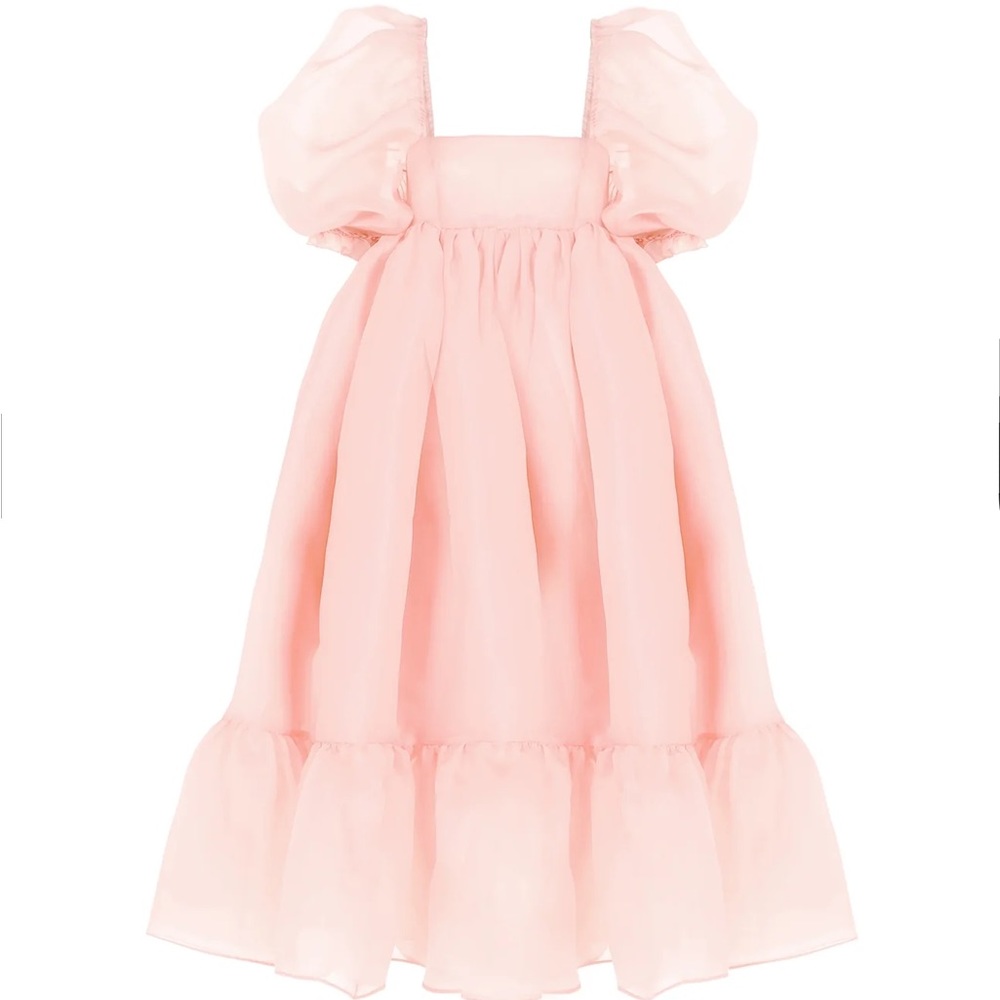 Selkie - The French Puff Dress in Peach Fuzz (Size M) - LIKE NEW!